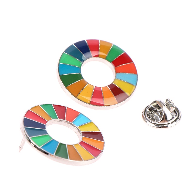 Bros Pin Lencana 17 Warna Sustainable Development Goals