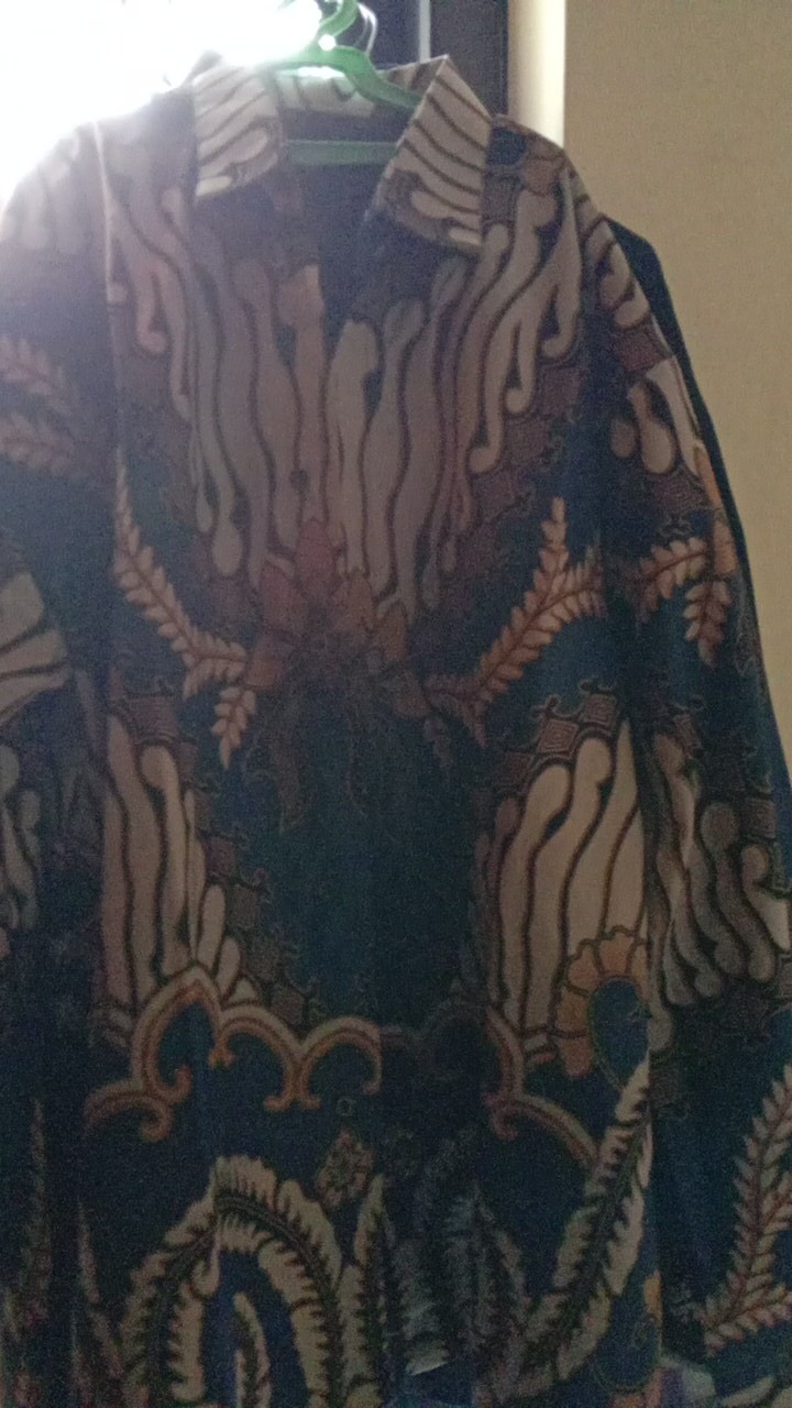 Pitojiwo Kemeja Batik Pria Lengan Panjang Full Furing Bahan Katun Batu Raden