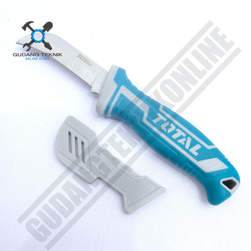 Pisau Pengupas Kabel TOTAL THT51882 / Cable Stripping Knife - Pisau Pemotong Kabel THT 51882 TOTAL