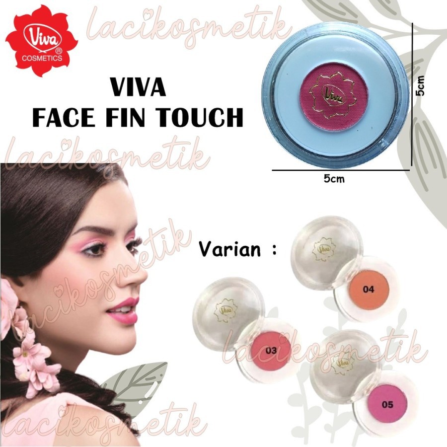 ✨LACIKOSME✨ VIVA FACE FIN TOUCH QUEEN BLUSH ON DUO - PERONA PIPI ORIGINAL BPOM