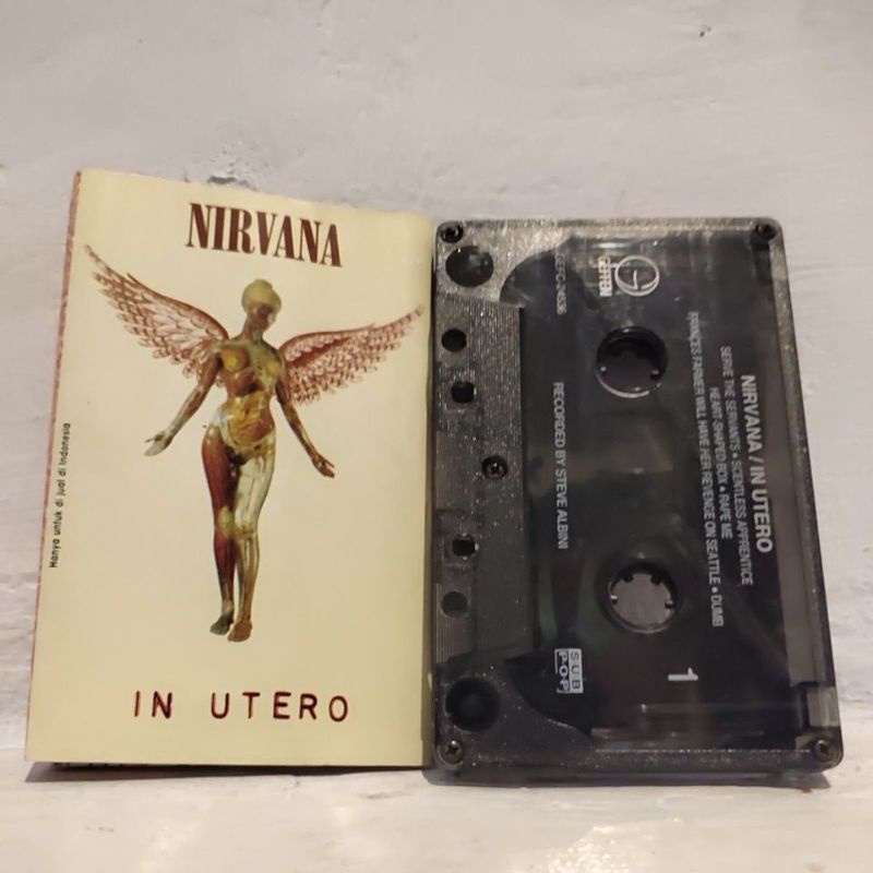 Kaset Pita Nirvana In Utero - Kaset Nirvana Band