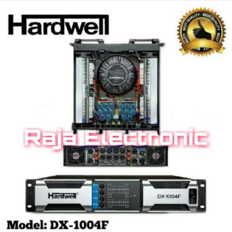 Power Hardwell DX 1004F Amplifier 4 Channel Hardwell DX1004F Original Garansi Resmi.