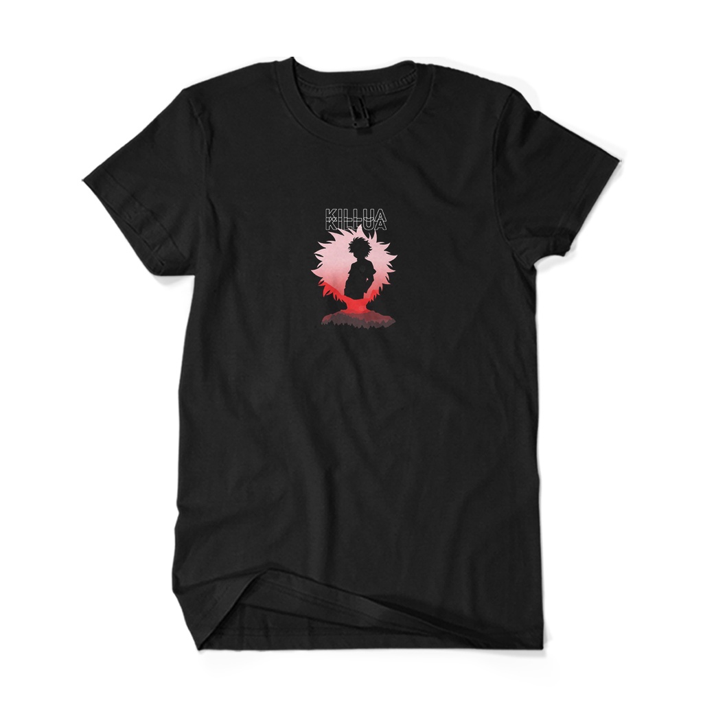Baju Kaos Anime ZOLDYCK Killua Hunter x Hunter Cosplay Kaido KAOS KAGE