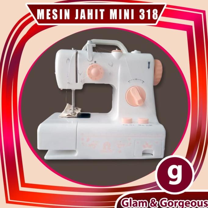 [[COD]] Mesin Jahit mini FHSM-318 Portable bisa jahit maju - mundur TERBARU Kode 841