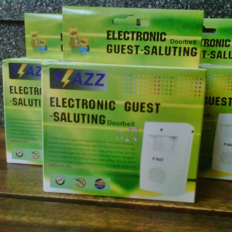 Bel Pintu Rumah Sensor Gerak Bell Alarm Tamu Welcome Untuk Bisnis Toko Laundry Warung DLL