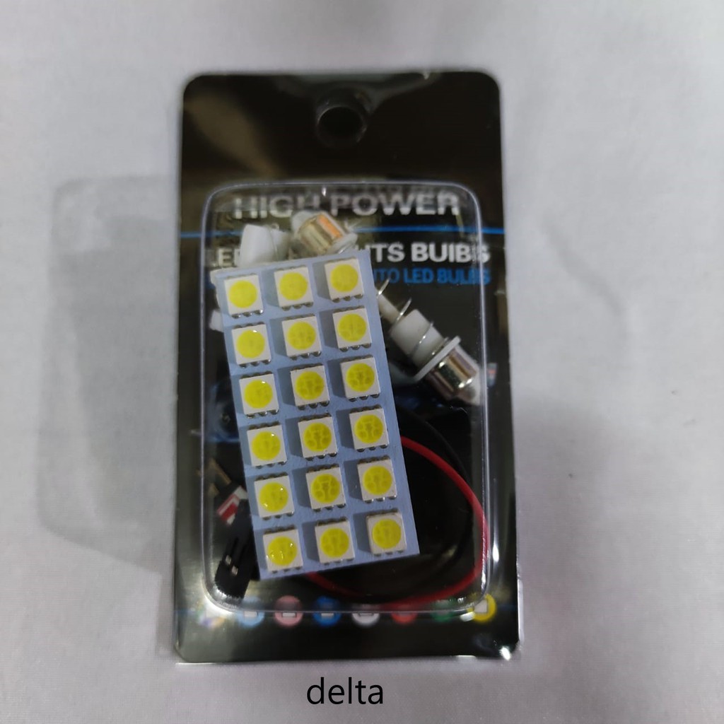 Lampu Plavon 18 LED besar( kabin mobil)12V