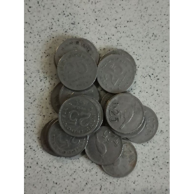 Uangkoin Rp 25 Emisi Tahun 1971