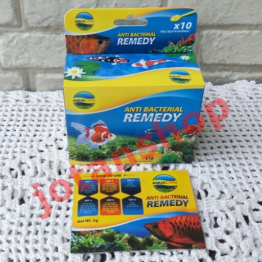 AQUACARE ANTI BACTERIAL REMEDY 5GR 5 gr Obat ikan hias anti bakteri jamur