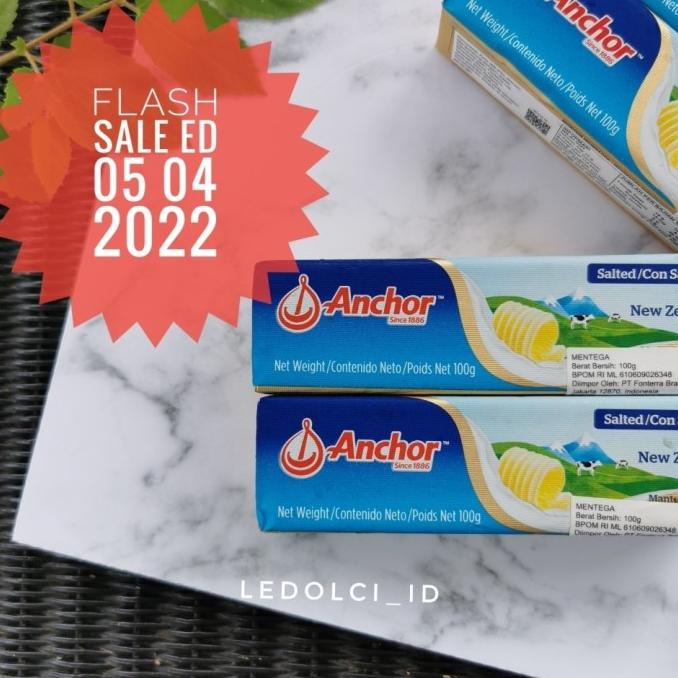 

BUTTER ANCHOR SALTED 100 GRAM | MENTEGA ASIN ANCHOR KECIL 100 GRAM ledolci92 Segera Dapatkan