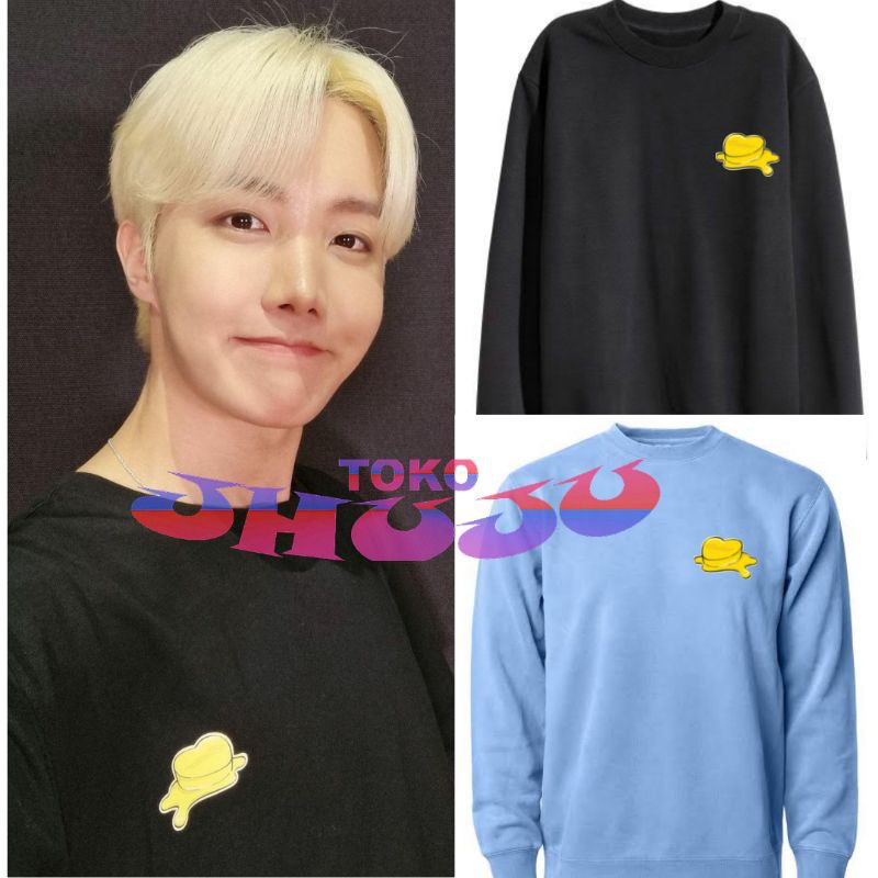 ( Versi ) Sweater BTS J Hope Butter Logo printing