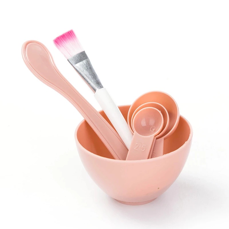 6Pcs/Set DIY Face Mask Mixing Bowl Set / Mask Brush Mixing Stick Spoon / Self Made Facial Skin Care Mask Tools Kit