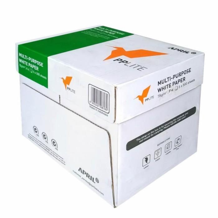 

Kertas Hvs Pp Lite F4 75 Gr 1 Dus / 5 Rim / Kertas Print / Fotocopy