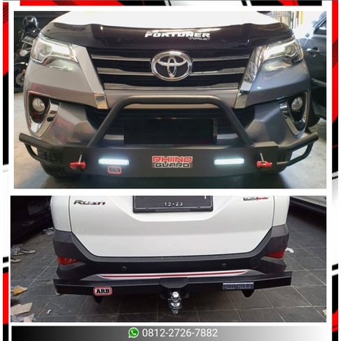 PAKET BUMPER 7 TANDUK RHINO+TOWING ARB UNIVERSAL