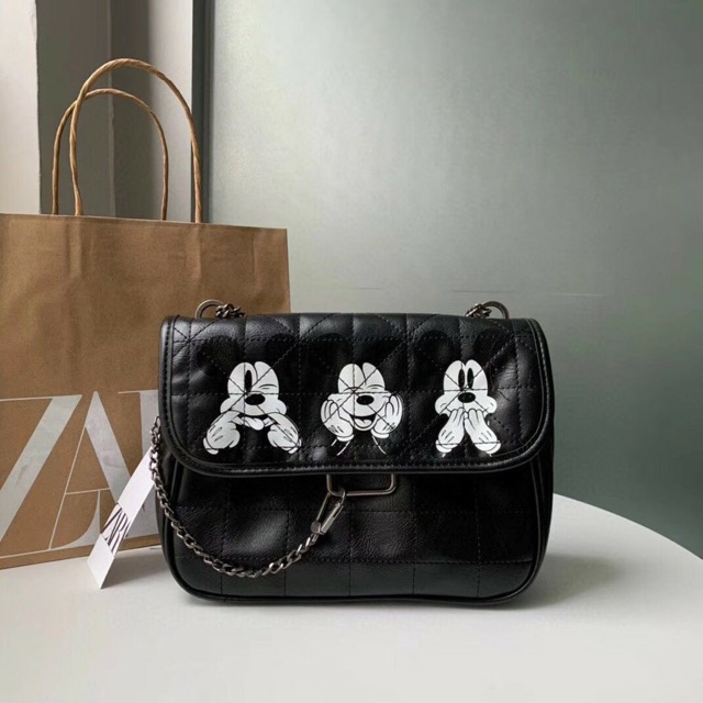 zara mickey mouse bag