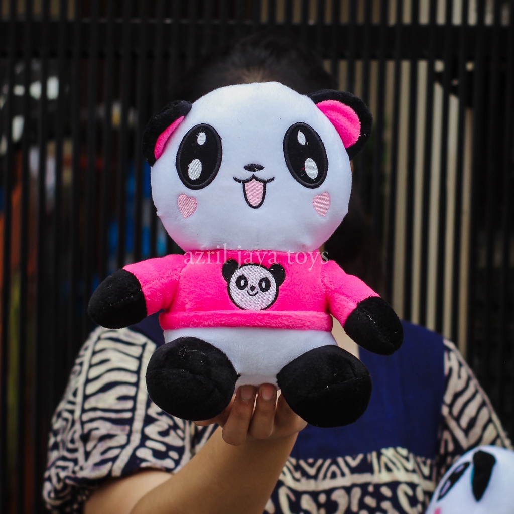 Boneka Panda Pake Baju Lucu dan Imut