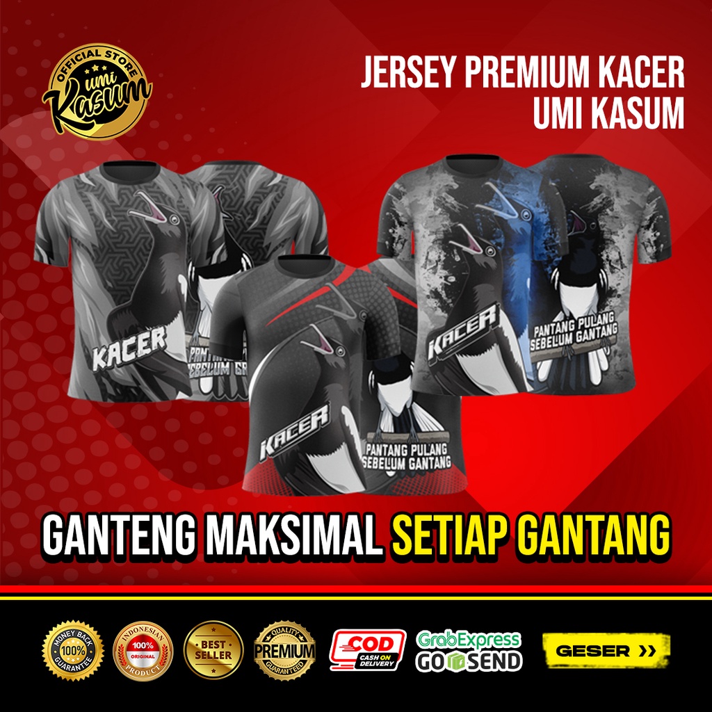 Jersey Kaos Burung Kacer Original Umi Kasum | Nyaman Dipakai