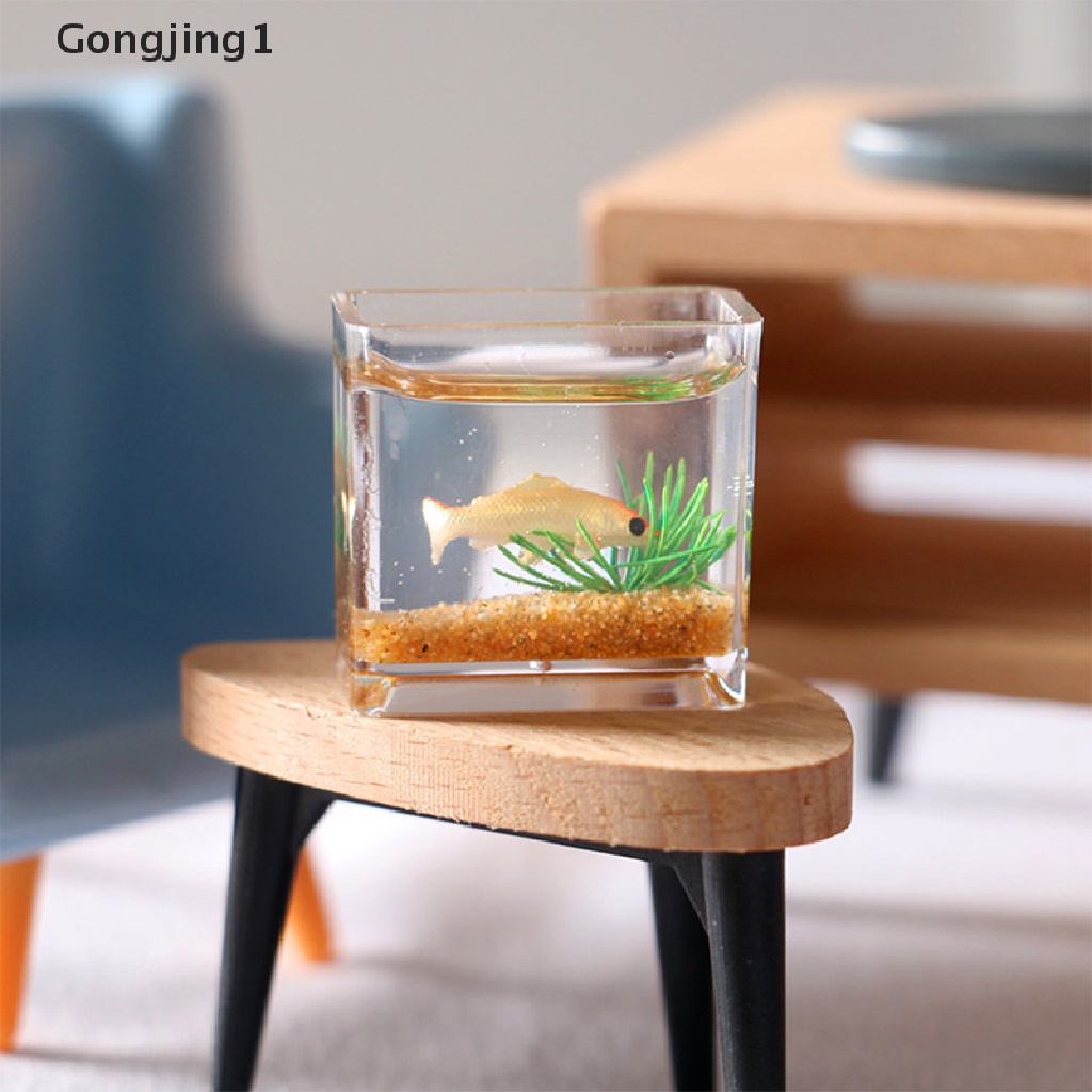 Gongjing1 Miniatur Akuarium Ikan Untuk Dekorasi Rumah Boneka