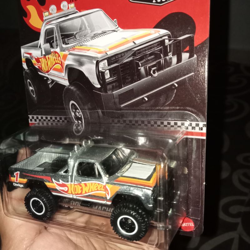 RLC ZAMAC Dodge Macho Power Wagon Off Road Mail In Pickup Truck Made Thailand Mattel Hw Hot Wheels H