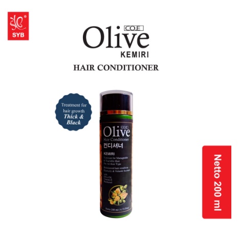 Olive Kemiri Black Shampoo &amp; Hair Conditioner 200 ml