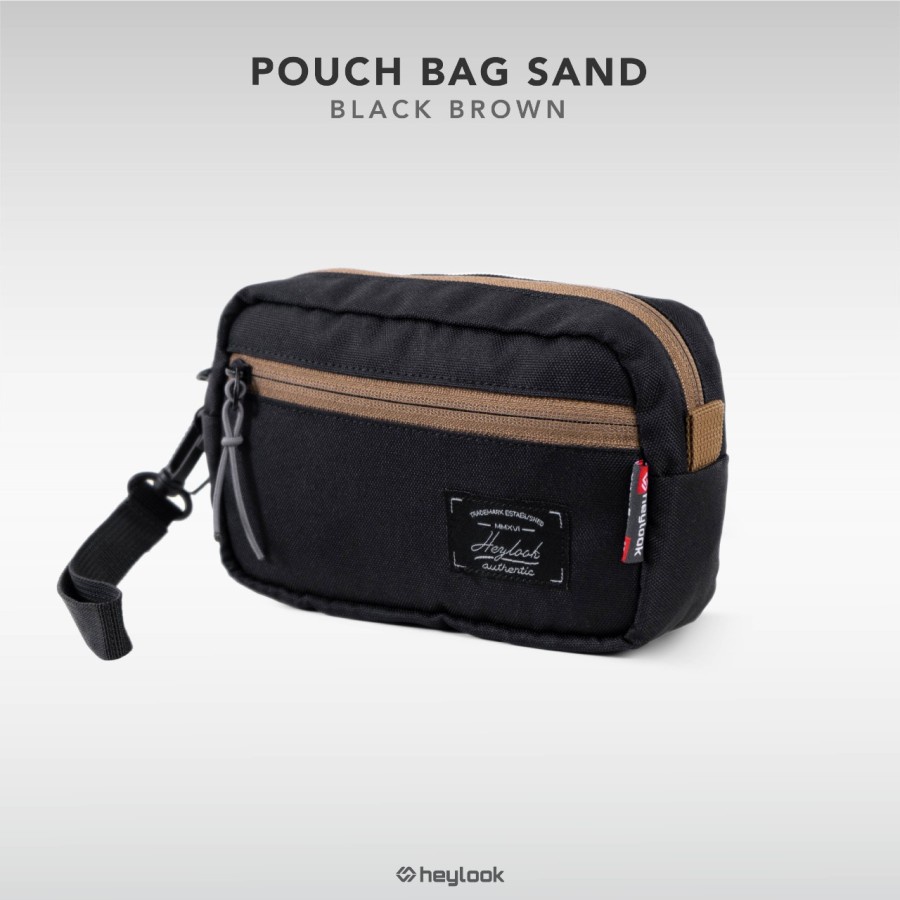 HEYLOOK Project - Pouch Bag SAND Pria Wanita Premium