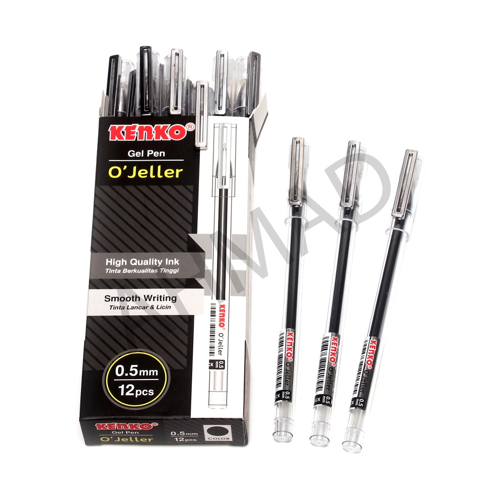 

Kenko O'Jeller 0.5mm Gel Pen Black [ 1 Lusin ]