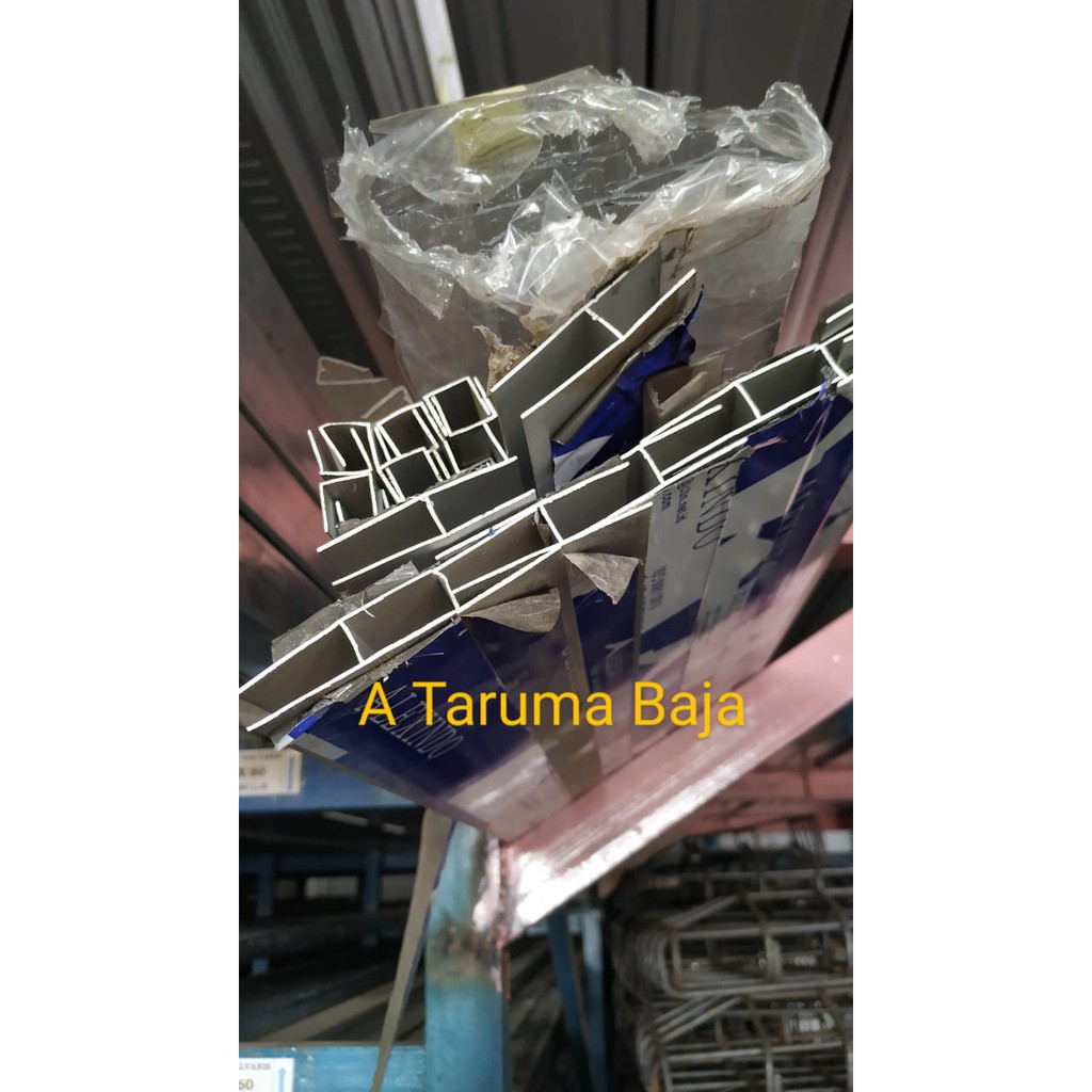 Alumunium Lis H 10mm - Profil H Alumunium 10mm - Sambungan Lembaran Polycarbonate Twinwall 10mm