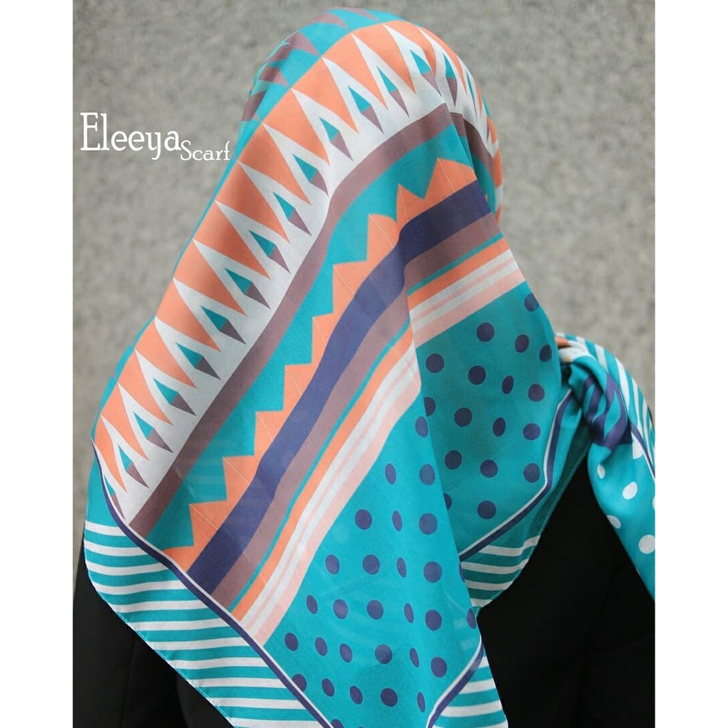 HIJAB SEGIEMPAT MOTIF PRINTING II Eleeyascarf: ELY 42