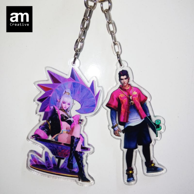 Gantungan Kunci Akrilik Premium Chou Selena STUN Ganci Mobile Legend ML MLBB
