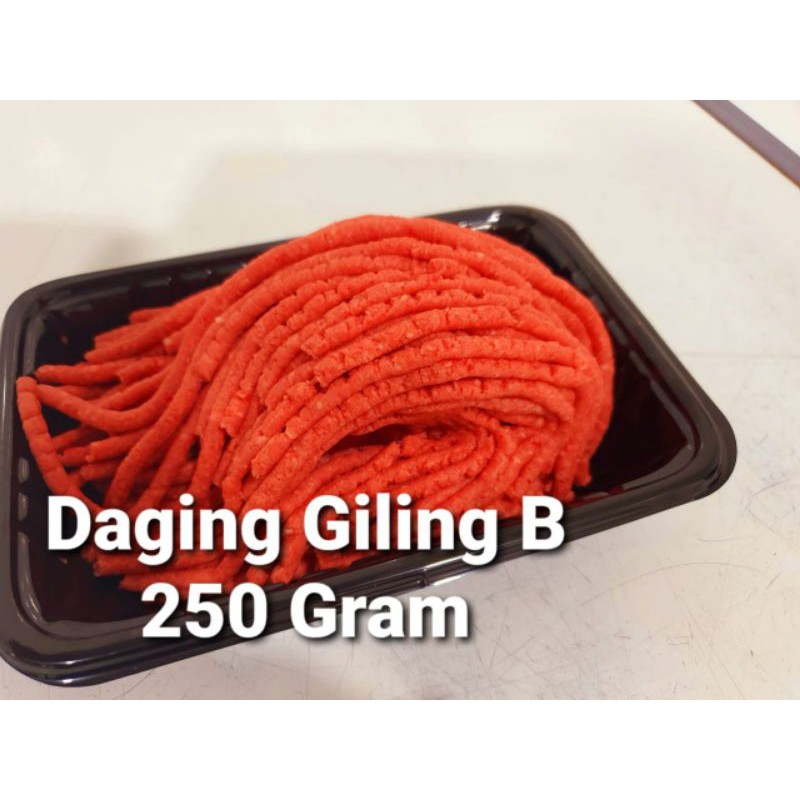 

Daging Sapi Giling Super B 250gram Berkualitas dan Halal MUI 100%