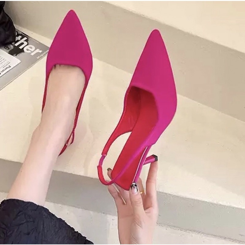 Heels K116  sepatu sendal wanita import realpict