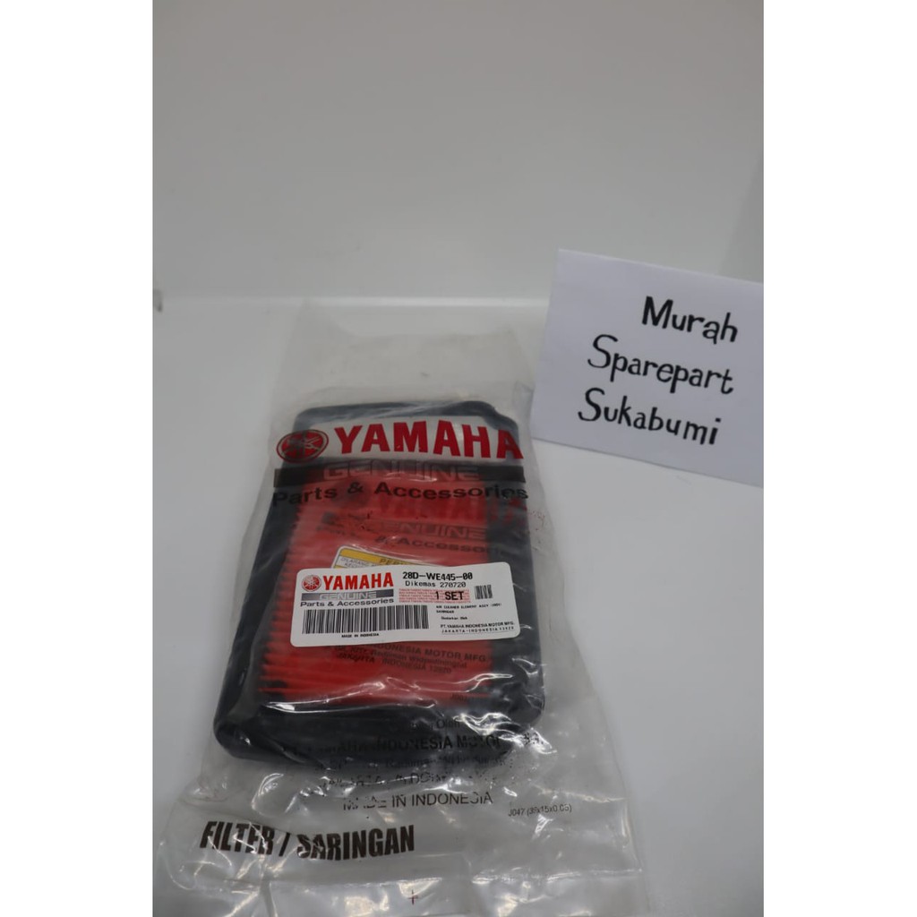 FILTER UDARA MIO SPORTY ORI /SARINGAN UDARA MIO SPORTY ASLI YAMAHA 28D WE445 00 ORIGINAL 100PERSEN