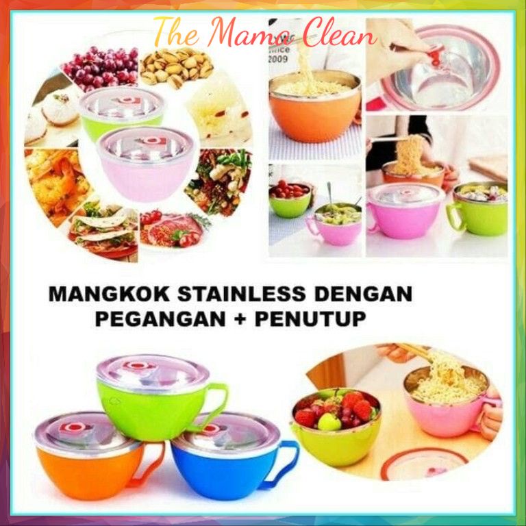 KOREAN FRESH BOWL STAINLESS MANGKUK MIE