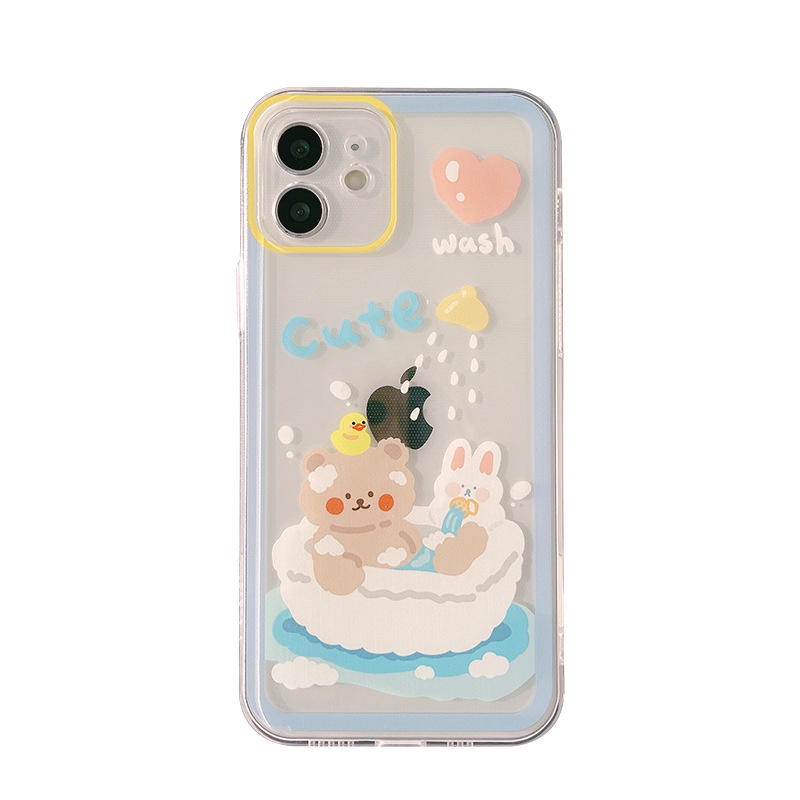 Case Bahan TPU Logo Coil Untuk iPhone 12 Pro Max 11 8plus 7plus 6 6s Plus 7 8 XR X XS Max SE 11Pro Max 12