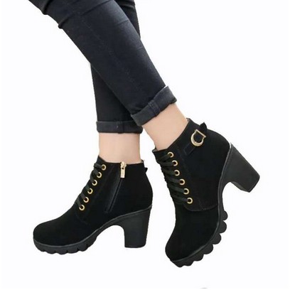 Sepatu Wanita High Heels Boots