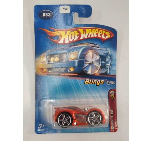 Diecast Hot Wheels BLINGS L BLING 2005 First Editions HW Hotwheels Limited Old Card Mobil Mainan