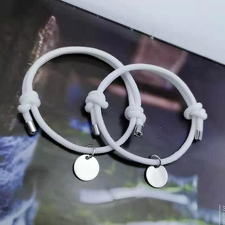 Tahun kelahiran ox pasangan tali merah pria dan wanita satu pasang anyaman tali tangan: Gelang perin