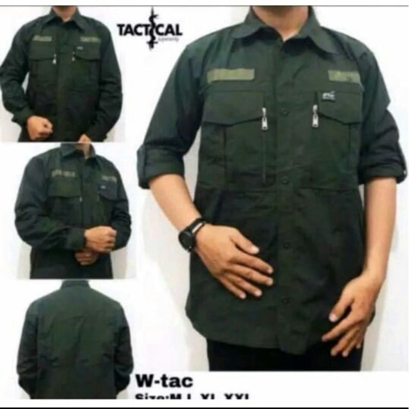 KEMEJA TACTIKAL W TAC TERBARU