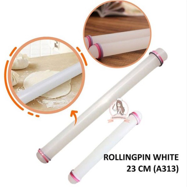 

ROLLINGPIN WHITE 23 CM (A313)