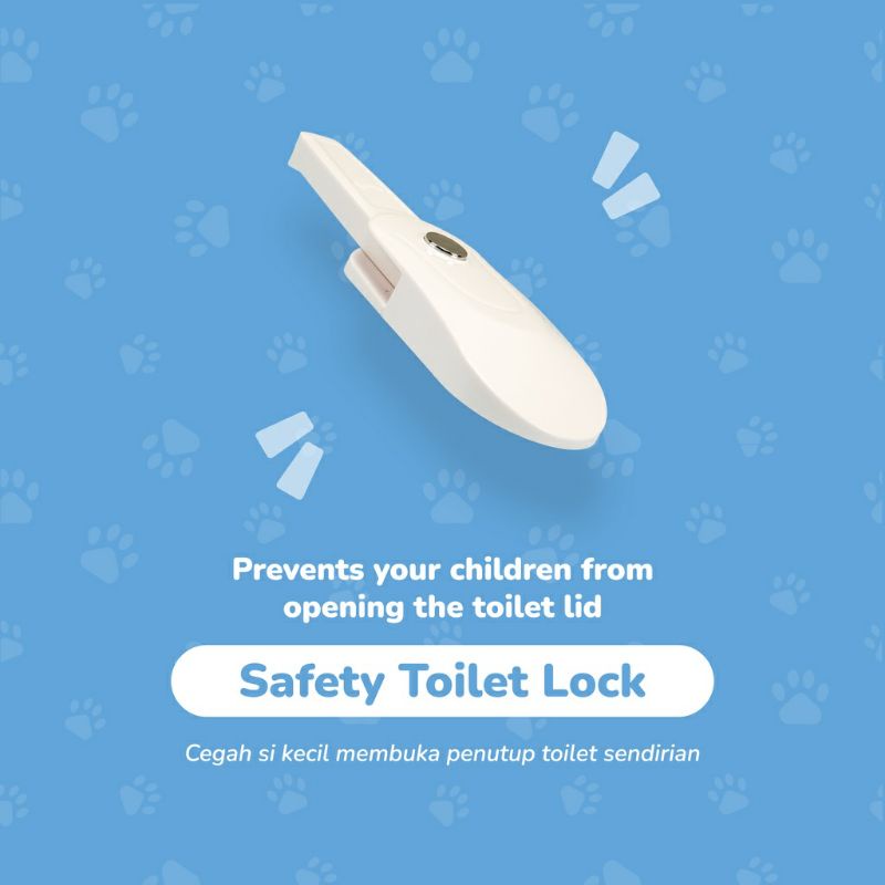 Safecubs safety toilet lock pengaman pengunci dudukan kloset toilet anak