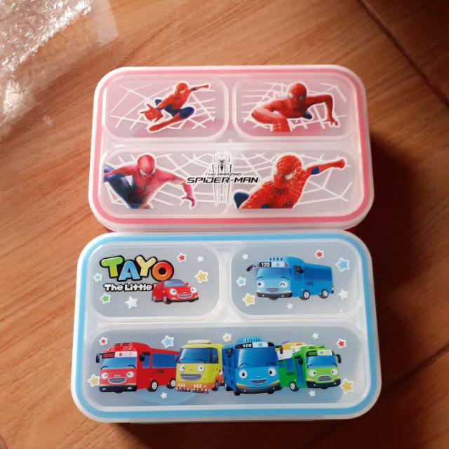 Kotak Katering Import Mb 110 - Lol - Pony - Spiderman - Frozen - Tayo - Hk - Mcqueen