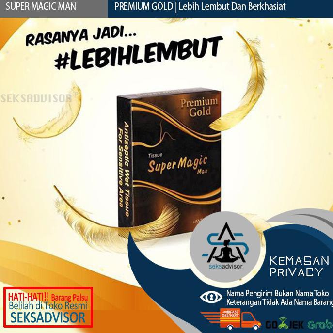 Tissue Super Magic Premium Gold. Tisue Magic. Tisu Tahan Lama - 3 Pcs