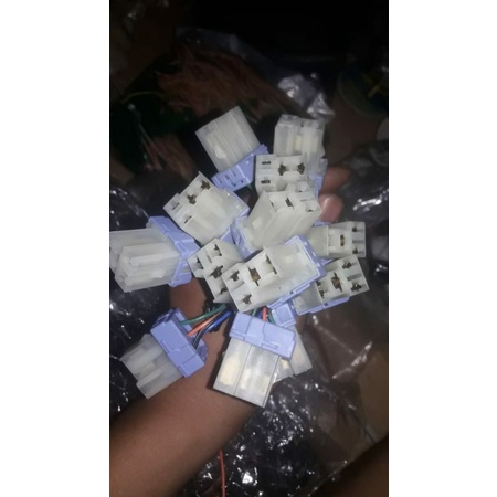 kabel soket relay stater kaki 4 untuk motor yamaha mio m3, suzuki gsx  s gsx r fu fi