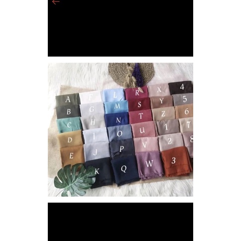 Hijab Saudia Segiempat polos Rawis / Saudia Exclusive