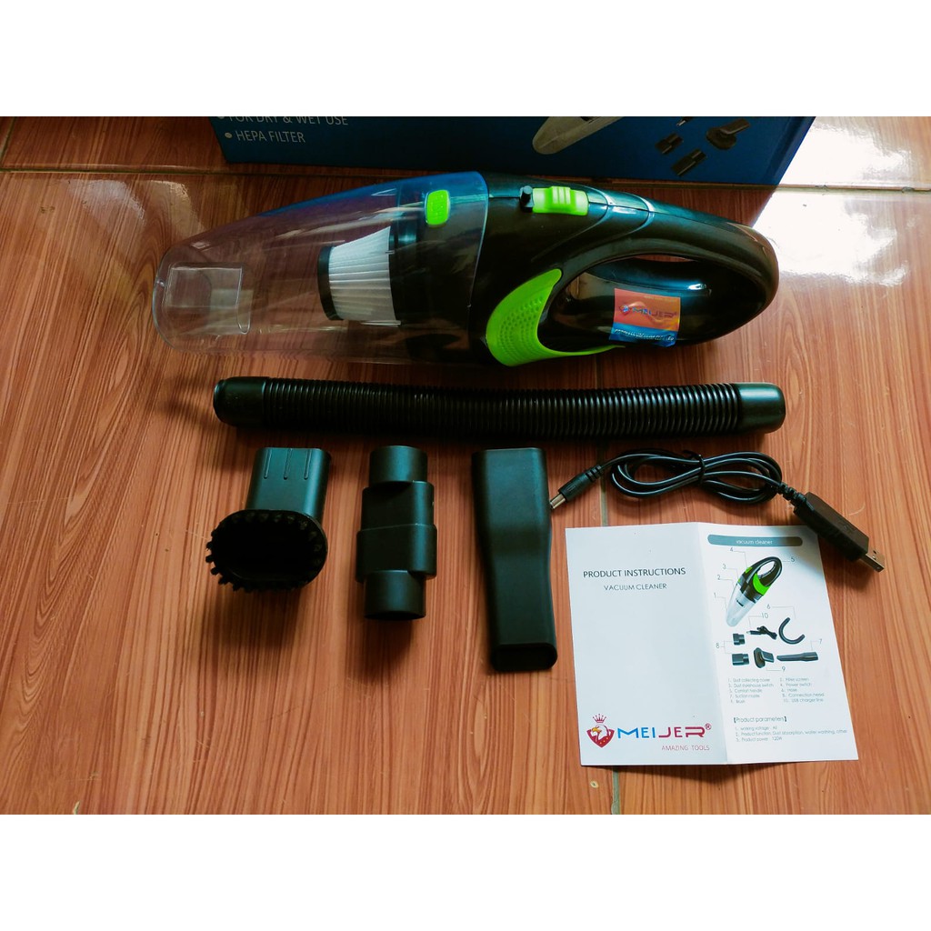 Vacuum Cleaner Baterai Cordless Tanpa Kabel Charge USB