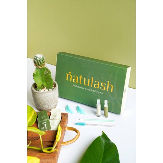 Natulash Set kecantikan mata | pelentik bulu mata BPOM & Halal | Lash lift Halal At Home | Professio