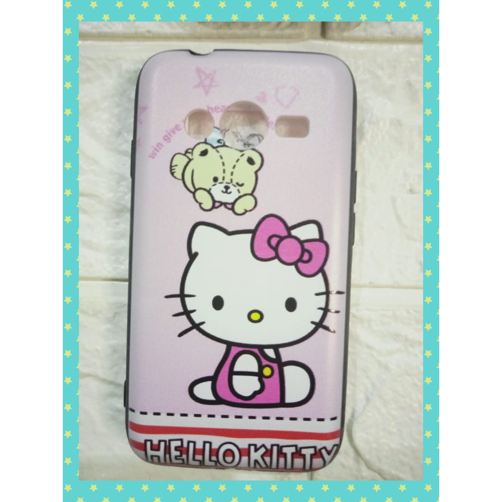 Case Samsung Galaxy ACE4 motif kartun Doraemon, Mickeymouse, Donald, Spiderman, Hellokitty, Panda