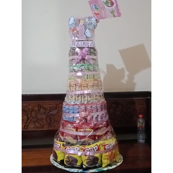 snack tower kue snack ulang tahun untuk anak