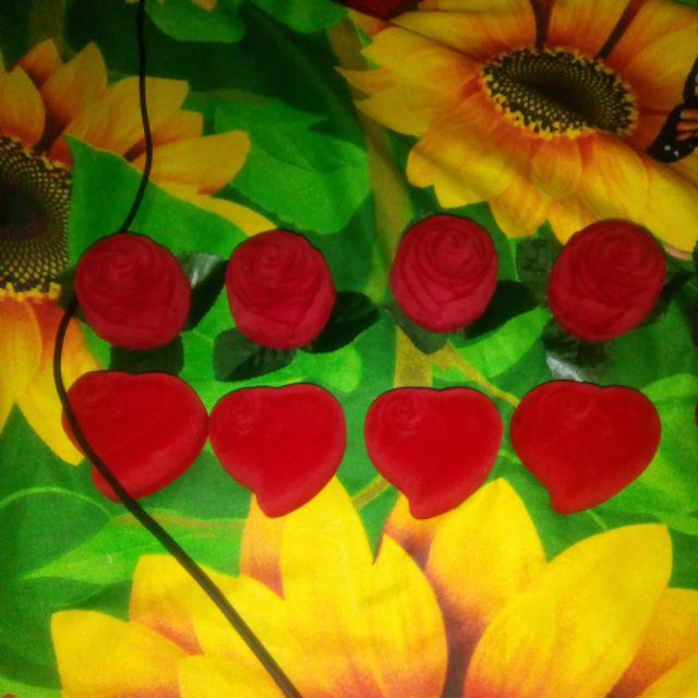 Kotak / Box Cincin Couple Bentuk Mawar