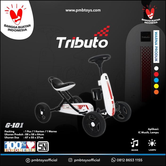 New Gokart Tributo Type G-101 (Putih)