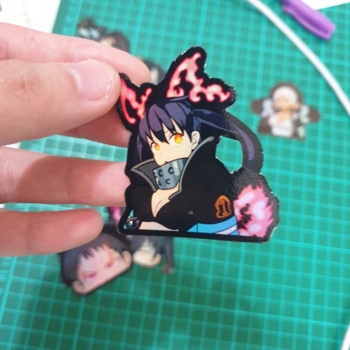 

Sticker Hologram Anime - PSH117 - Tamaki Kotatsu - Fire Force